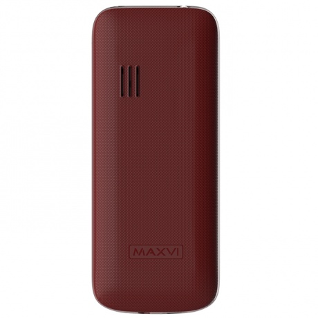 Мобильный телефон MAXVI C3N WINE RED - фото 3