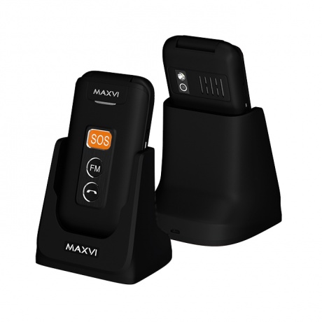 Мобильный телефон MAXVI E5 BLACK - фото 1