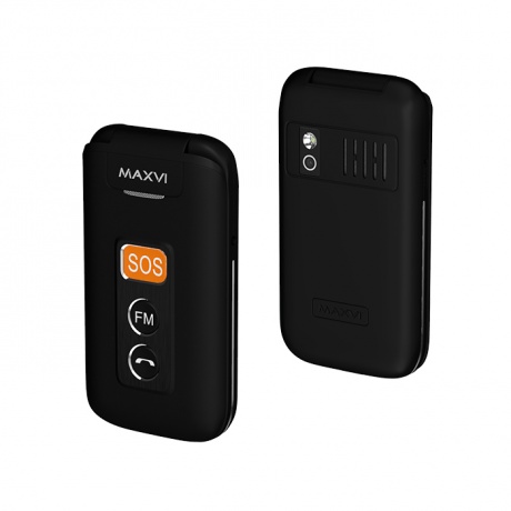 Мобильный телефон MAXVI E5 BLACK - фото 7