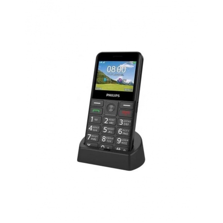 Мобильный телефон Philips Xenium E207 Black - фото 1