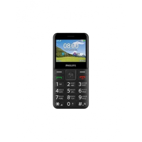 Мобильный телефон Philips Xenium E207 Black - фото 2