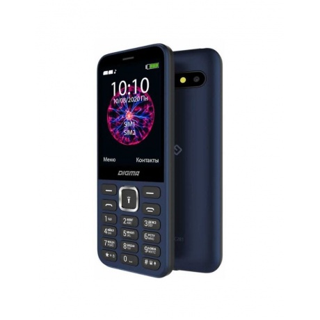 Мобильный телефон DIGMA Linx C281 BLUE (2 SIM) - фото 1
