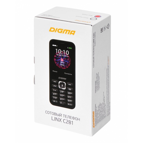 Мобильный телефон DIGMA Linx C281 BLUE (2 SIM) - фото 10