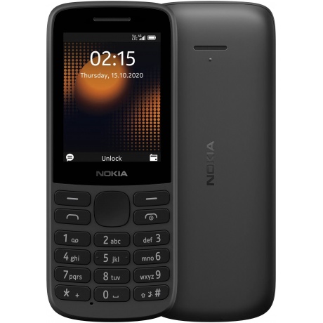 Мобильный телефон Nokia 215 Dual Sim Black - фото 1