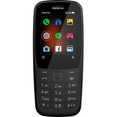 Мобильный телефон Nokia 220 DS (TA-1155) Black - фото 1
