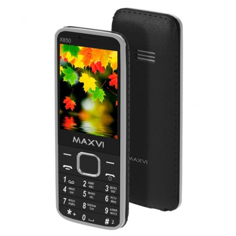 Мобильный телефон Maxvi X850 Black - фото 1