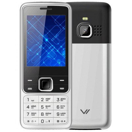 Мобильный телефон Vertex D546 Silver - фото 1