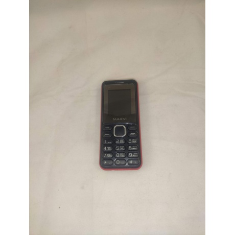 Мобильный телефон Maxvi P1 Black Red уцененный (гарантия 14 дней) - фото 2