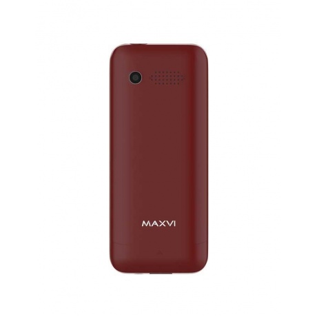 Мобильный телефон MAXVI P2 WINE RED (2 SIM) - фото 3