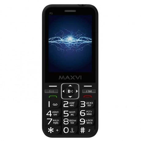 Мобильный телефон MAXVI P3 BLACK (2 SIM) - фото 3