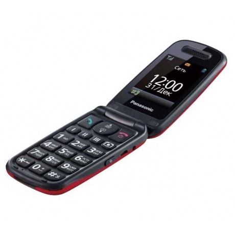 Мобильный телефон Panasonic KX-TU456RU Red - фото 4