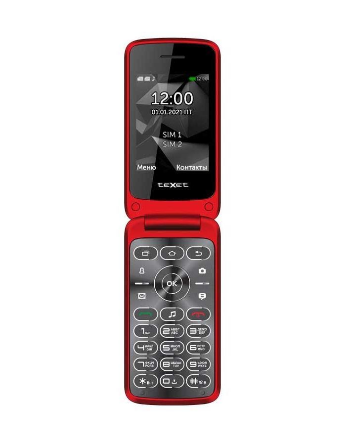 Мобильный телефон teXet TM-408 Red мобильный телефон texet tm b226 black red
