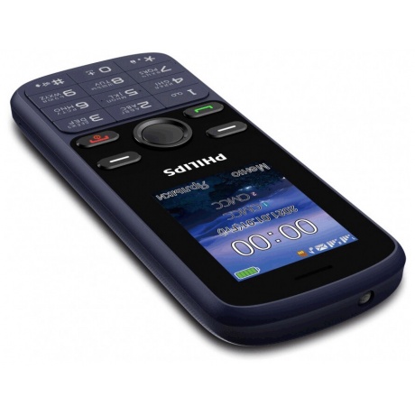 Мобильный телефон PHILIPS E111 XENIUM BLUE (2 SIM) - фото 6