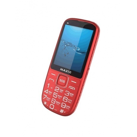 Мобильный телефон MAXVI B9 RED - фото 9