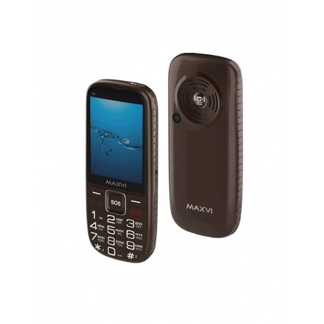 Мобильный телефон MAXVI B9 BROWN - фото 1