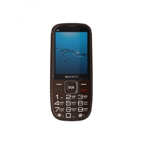 Мобильный телефон MAXVI B9 BROWN - фото 3