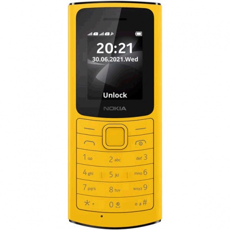 Мобильный телефон NOKIA 110 DS TA-1386 LTE YELLOW - фото 2