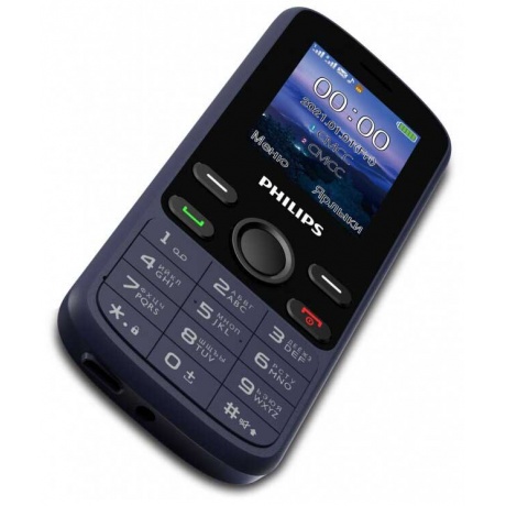 Мобильный телефон Philips Xenium E111 Blue - фото 7