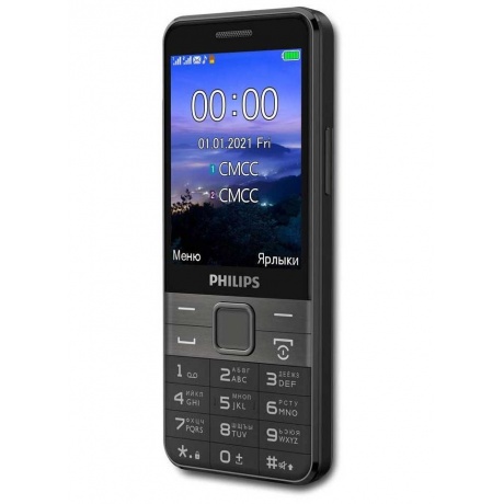 Мобильный телефон Philips Xenium E590 Black - фото 3