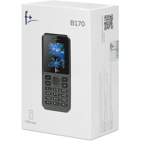 Мобильный телефон F+ B170 Black - фото 9