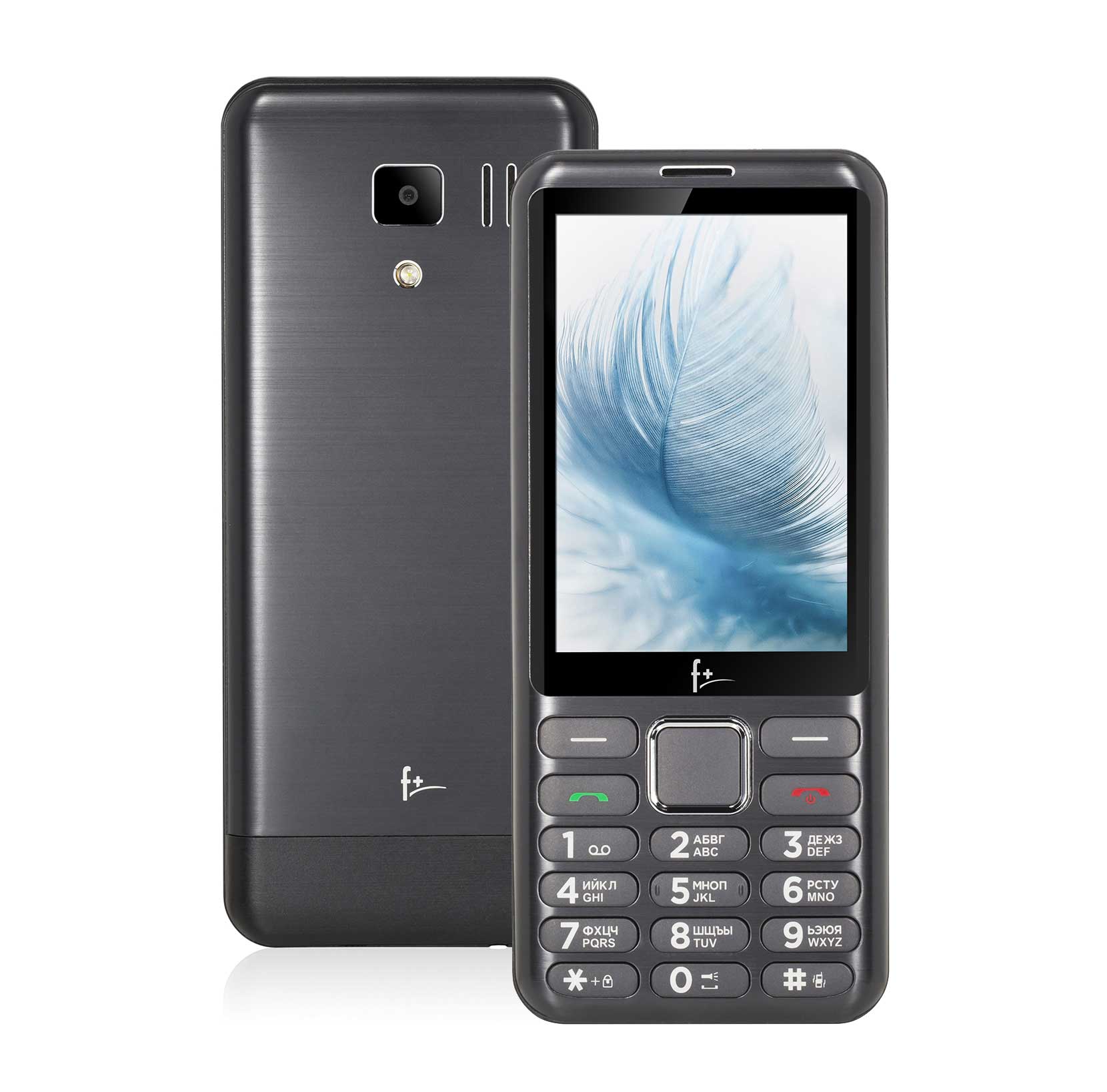 Мобильный телефон F+ S350 Dark Grey мобильный телефон umidigi power 5s 4 32gb grey серый