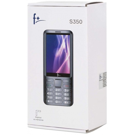 Мобильный телефон F+ S350 Light Grey - фото 8