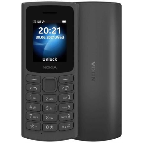 Мобильный телефон Nokia 105 4G DS TA-1378 Black - фото 1