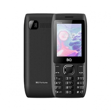 Мобильный телефон BQ BQ-2450 Fortune Black - фото 1