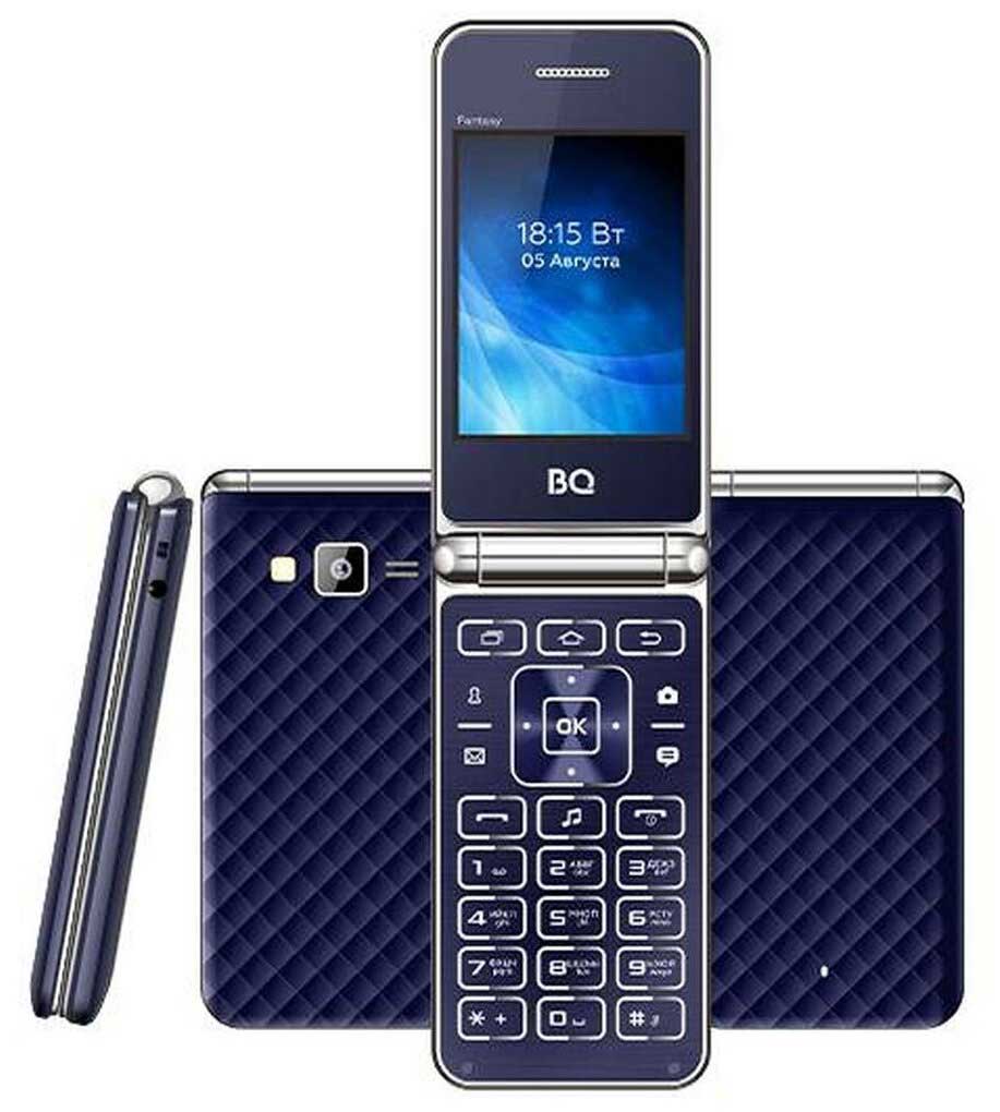 Мобильный телефон BQ BQ-2840 Fantasy Dark Blue мобильный телефон bq 2457 jazz blue