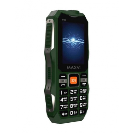 Мобильный телефон Maxvi P100 Green - фото 10