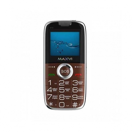 Мобильный телефон MAXVI B10 Chocolate - фото 2