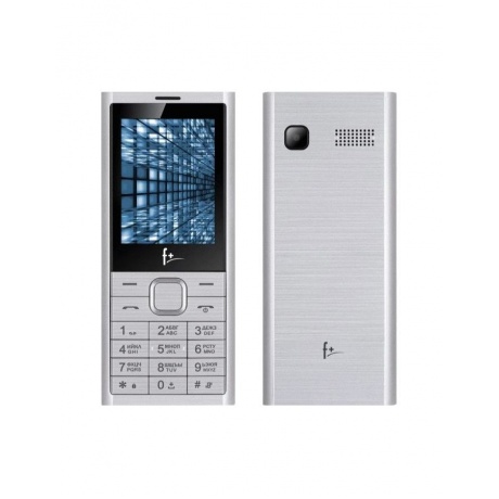 Мобильный телефон F+ B280 Silver - фото 1