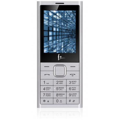 Мобильный телефон F+ B280 Silver - фото 2