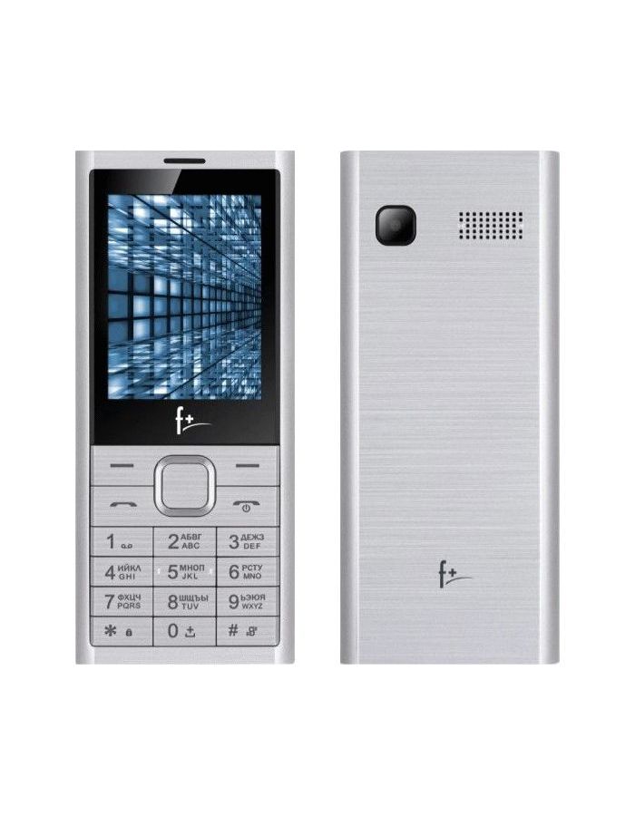мобильный телефон f s350 light grey Мобильный телефон F+ B280 Silver
