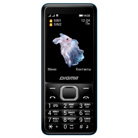 Мобильный телефон Digma LINX B280 32Mb черный - фото 2