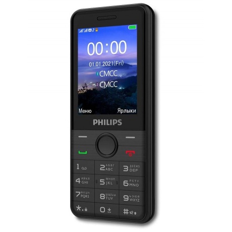 Мобильный телефон Philips E172 Xenium черный - фото 3