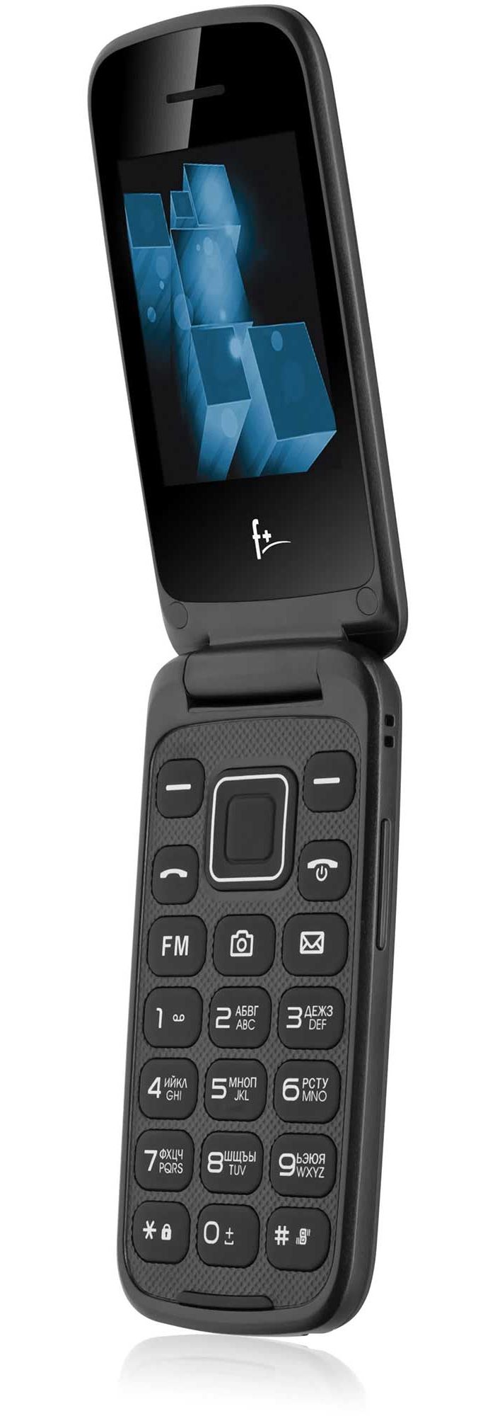 Мобильный телефон F+ Flip2 Black цена и фото
