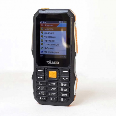 Мобильный телефон Olmio 043989 X04 черный-оранжевый - фото 6