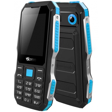 Мобильный телефон Olmio 043990 X04 черный-синий - фото 1