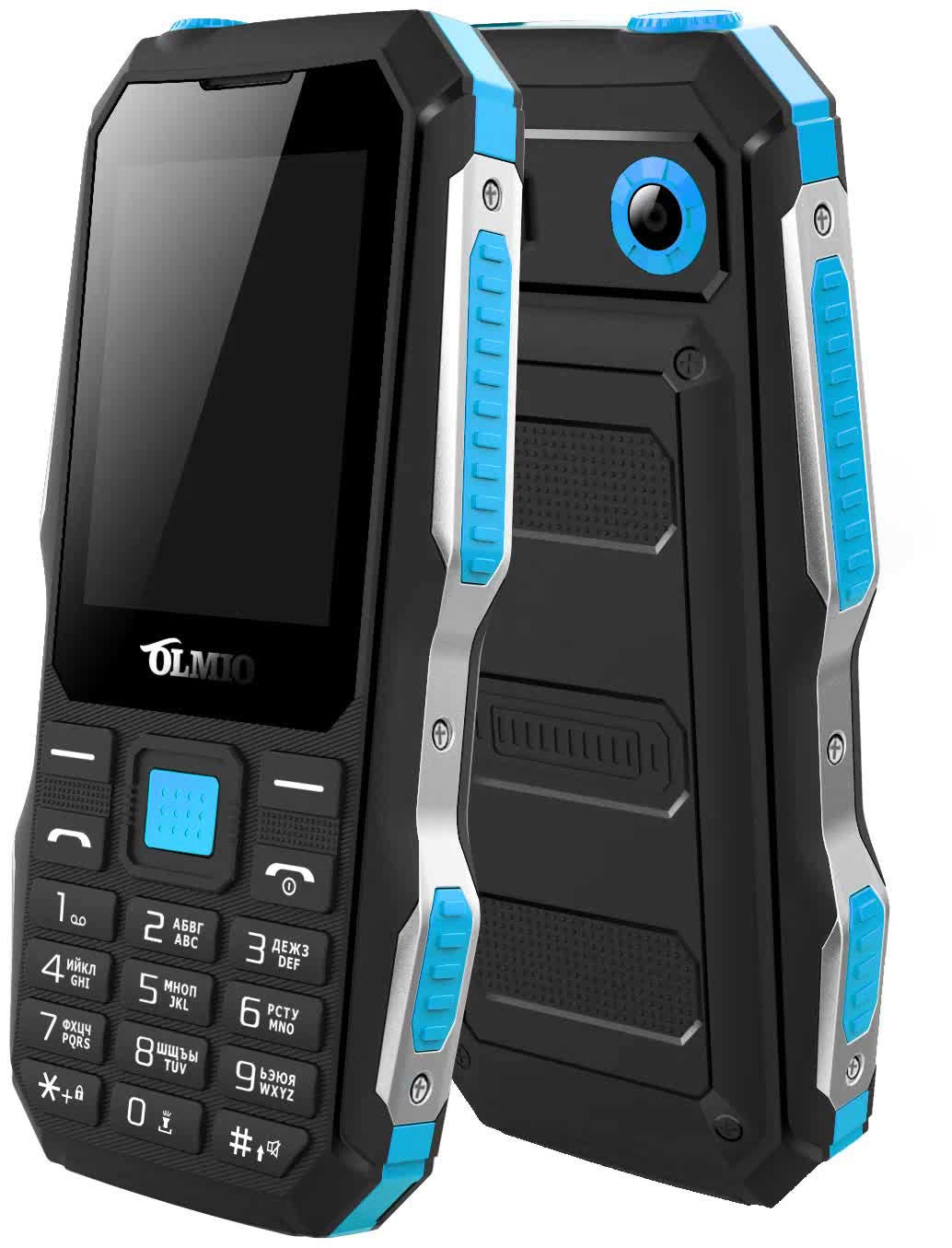 Мобильный телефон Olmio 043990 X04 черный-синий цена и фото