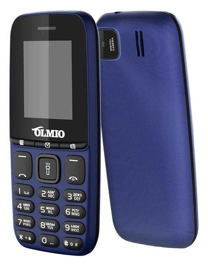 Мобильный телефон Olmio A15 043768 синий цена и фото