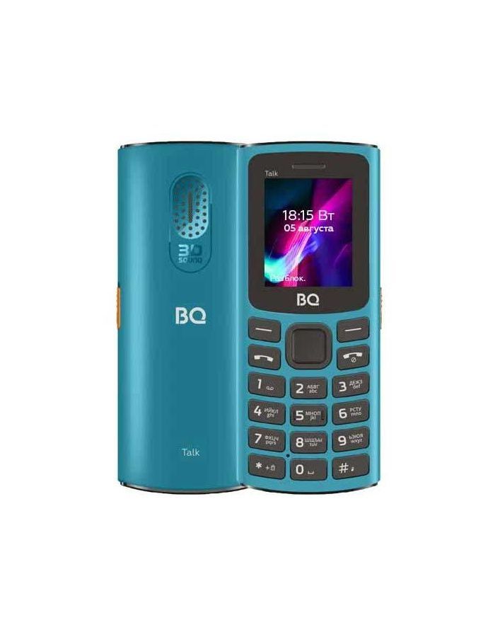 Мобильный телефон BQ 1862 TALK GREEN (2 SIM) мобильный телефон itel it663 green 3 5 480x320 8mb ram 16mb up to 32gb flash 0 3mpix 2 sim 2g bt v2 1 micro usb 2400mah
