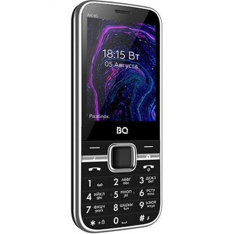 Мобильный телефон BQ 2800L Art 4G Black - фото 2