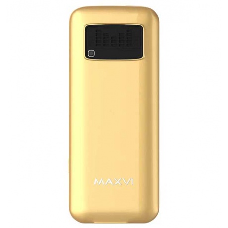 Мобильный телефон MAXVI P18 GOLD (3 SIM) - фото 4