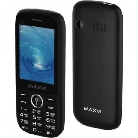 Мобильный телефон MAXVI K20 BLACK (2 SIM)