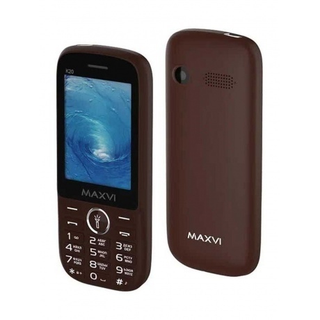 

Мобильный телефон MAXVI K20 COFFEE (2 SIM), Коричневый