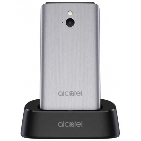 Мобильный телефон Alcatel 3082X серебристый металлик - фото 9