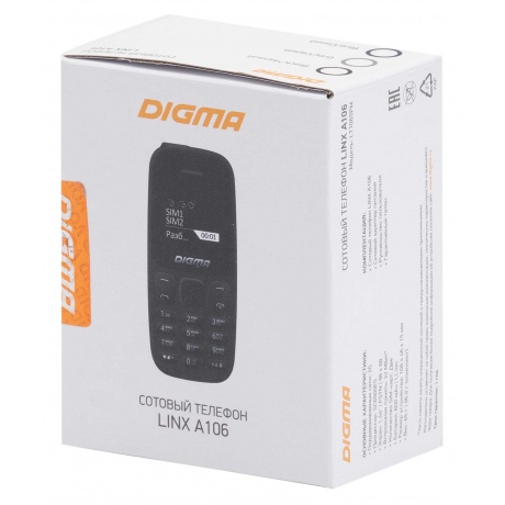 Мобильный телефон Digma A106 Linx 32Mb синий - фото 10