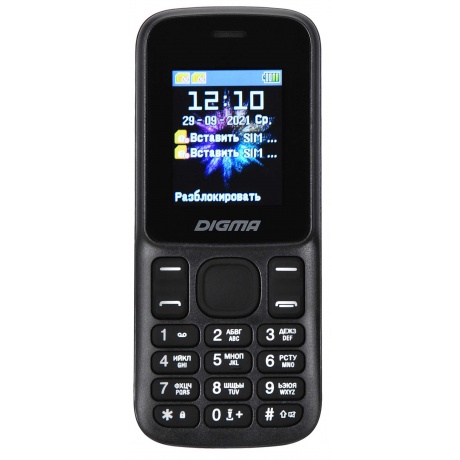 Мобильный телефон Digma A172 Linx 32Mb черный - фото 1
