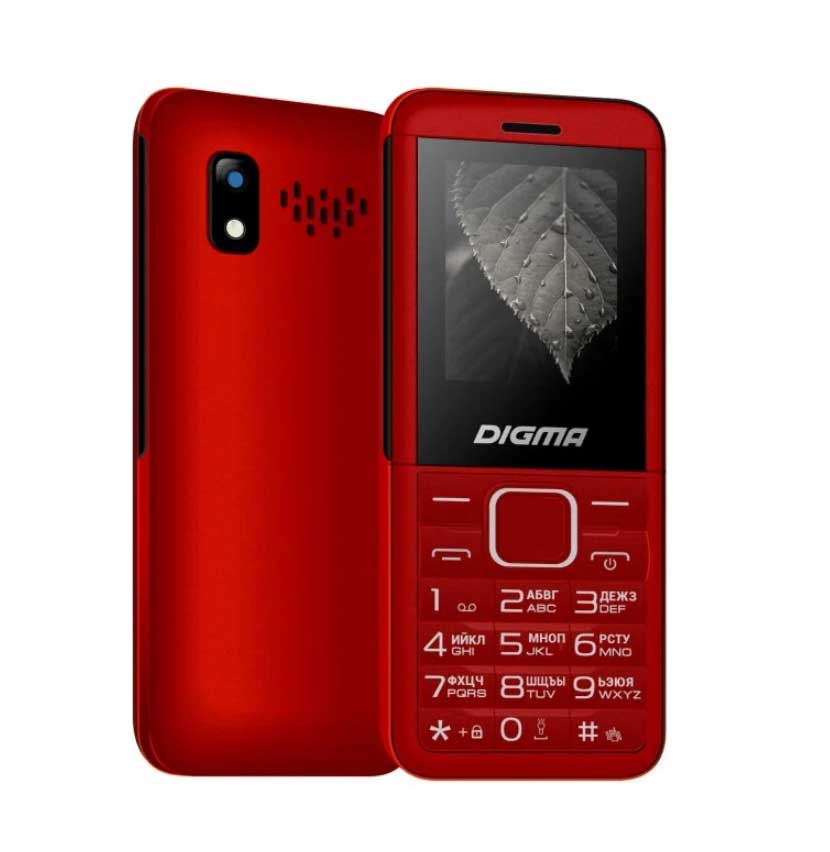 

Мобильный телефон Digma C171 Linx 32Mb красный